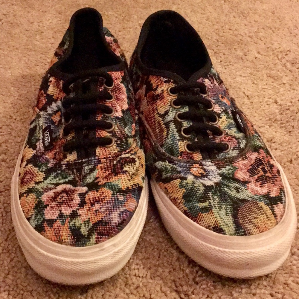 *SOLD* Floral Patterned Vans